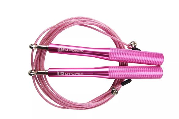 Скакалка швидкісна U-Powex с PRO-System 3D Рожевий (01X0303), Рожевий
