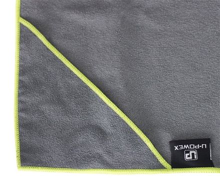 Полотенце для йоги U-Powex (183 см х 61 см х 0,08 см) Серый