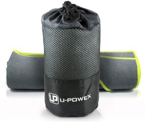 Полотенце из микрофибры для спорта и туризма U-Powex Yoga Towel Pro (183 см х 61 см х 0,08 см) Серый